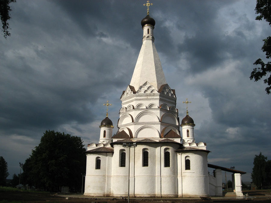 Красное-на-Волге. Церковь Богоявления Господня. фасады