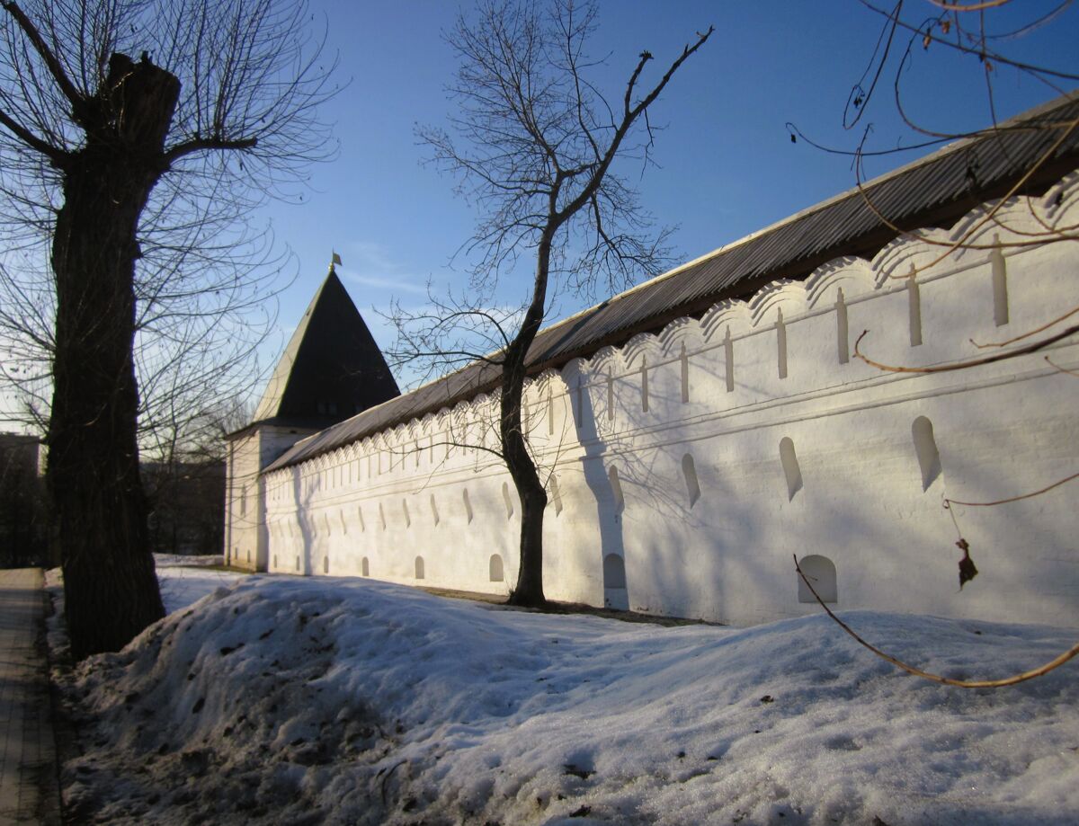 Таганский. Спасо-Андроников монастырь. дополнительная информация, Южная стена
