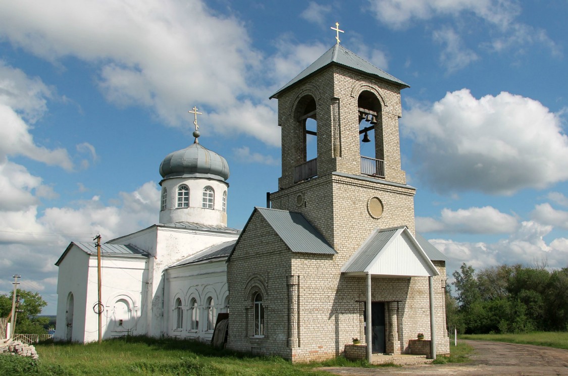 Урыв-Покровка. Церковь Николая Чудотворца. фасады