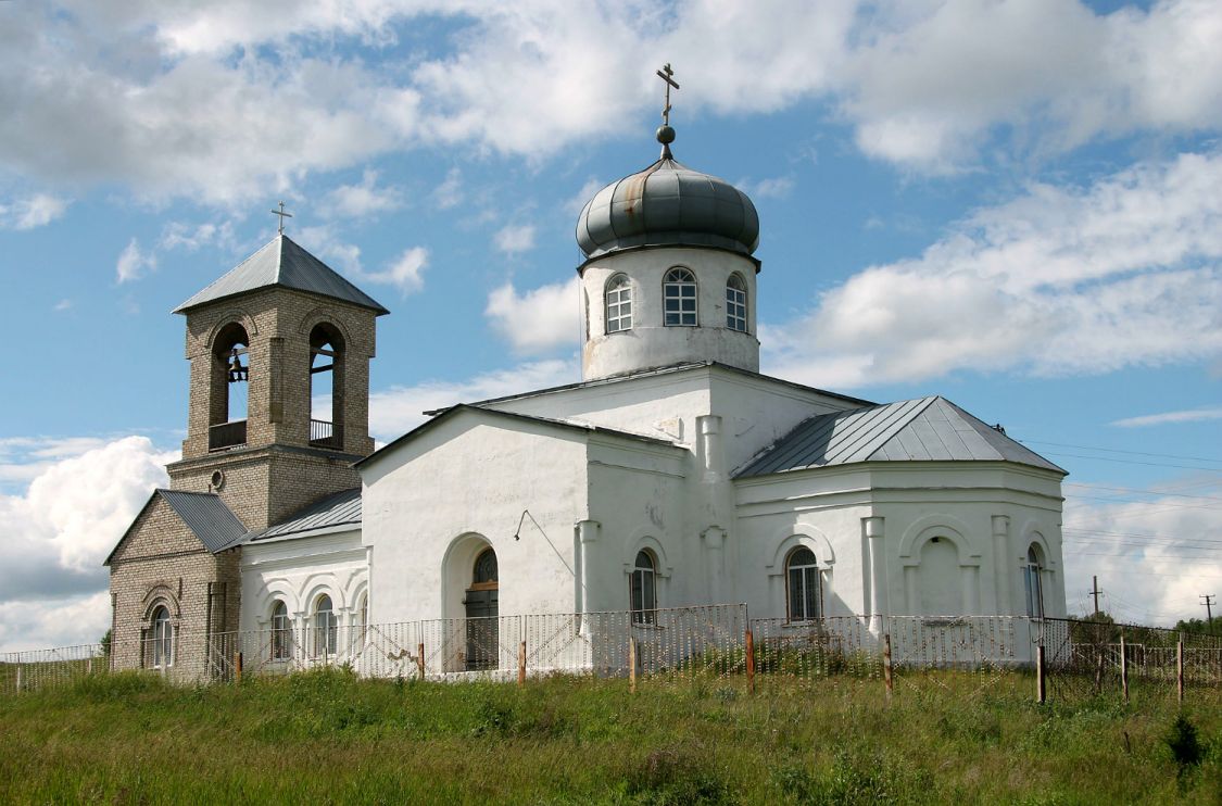 Урыв-Покровка. Церковь Николая Чудотворца. фасады