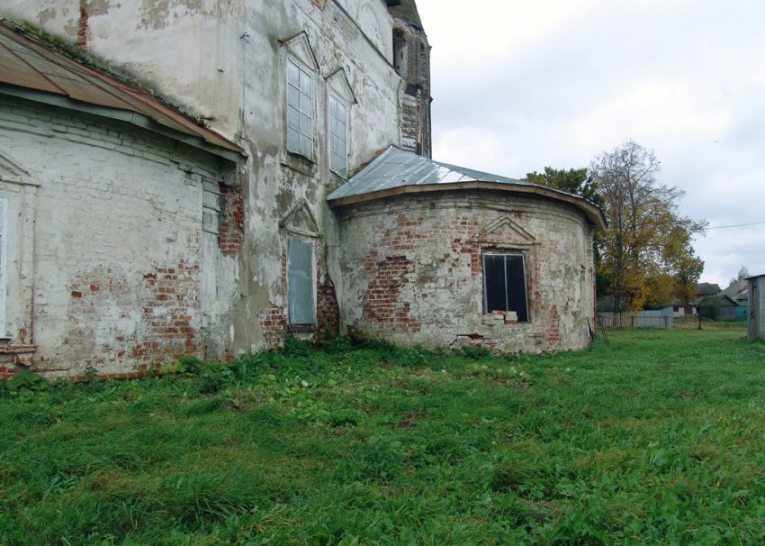 Владычное. Церковь Введения во храм Пресвятой Богородицы. архитектурные детали, Апсида Никольского придела