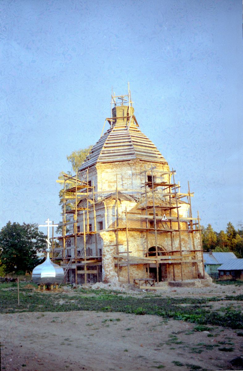 документальные фотографии. Церковь Похвалы Божией Матери, Угольское (Островский район, Костромская область)