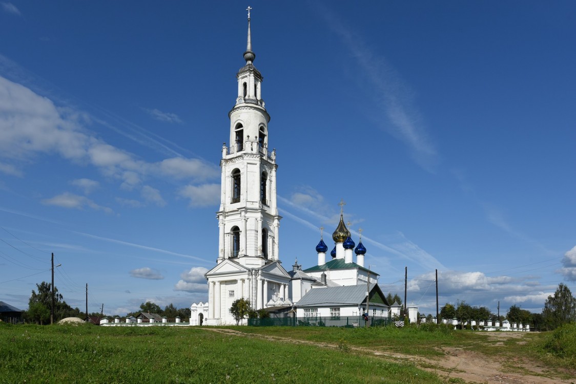 Успенская Тетеринская пустынь, Тетеринское (Нерехтский район, Костромская область). фасады, Вид с юго-запада