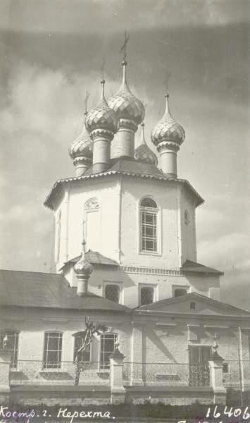 Общий вид, архивная фотография. Церковь Благовещения Пресвятой Богородицы, Нерехта (Нерехтский район, Костромская область)