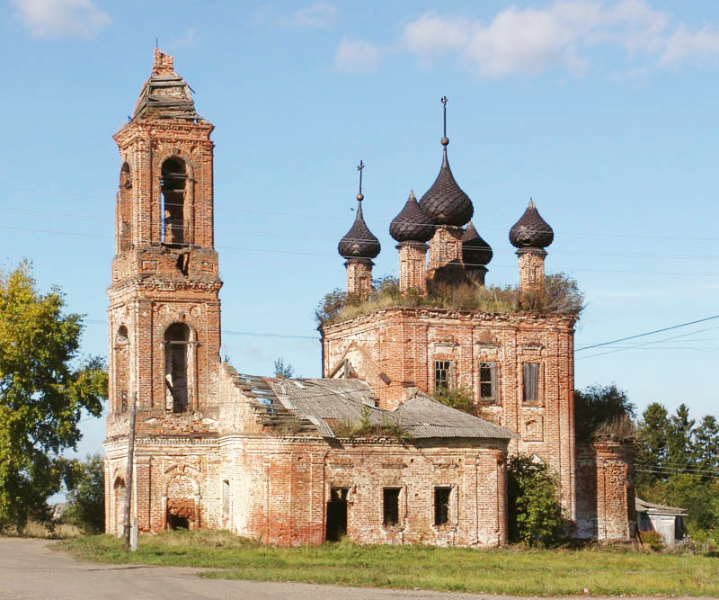 Церковь Преображения Господня, Спас (Нерехтский район, Костромская область). фасады