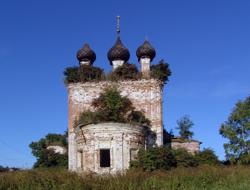 Церковь Преображения Господня, Спас (Нерехтский район, Костромская область). фасады