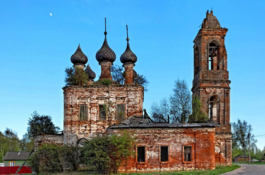 Церковь Преображения Господня, Спас (Нерехтский район, Костромская область). фасады