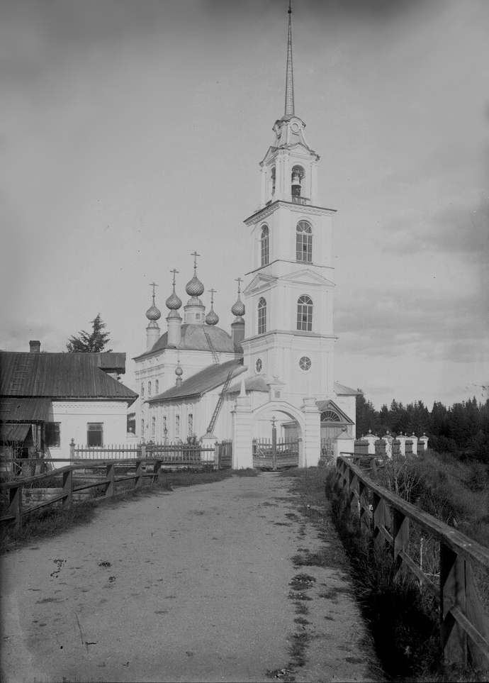 Собор Смоленской иконы Божией Матери, Судай (Чухломский район, Костромская область). архивная фотография, Фото 1900-ых годов из фондов Костромского государственного историко-архитектурного и художественного музея-заповедника