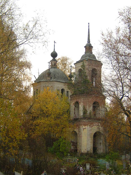 Церковь Владимирской иконы Божией Матери, Озорниково, урочище (Чухломский район, Костромская область). фасады