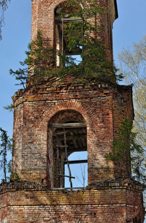 Озорниково, урочище. Церковь Владимирской иконы Божией Матери. архитектурные детали