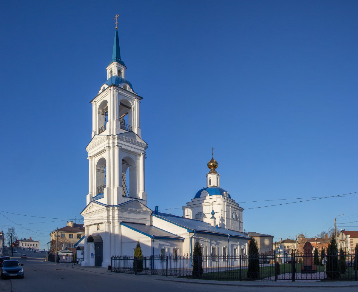 Кинешма. Церковь Благовещения Пресвятой Богородицы. фасады, Вид с юго-запада