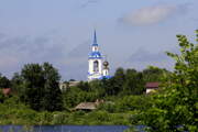 Церковь Благовещения Пресвятой Богородицы, Вид из-за реки Кинешемка.<br>, Кинешма, Кинешемский район, Ивановская область