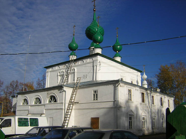 Церковь Преображения Господня, Кинешма (Кинешемский район, Ивановская область). общий вид в ландшафте
