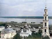 Храмовый комплекс. Соборы Входа Господня в Иерусалим  и Успения Пресвятой Богородицы и церковь Георгия Победоносца в колокольне - Юрьевец - Юрьевецкий район - Ивановская область