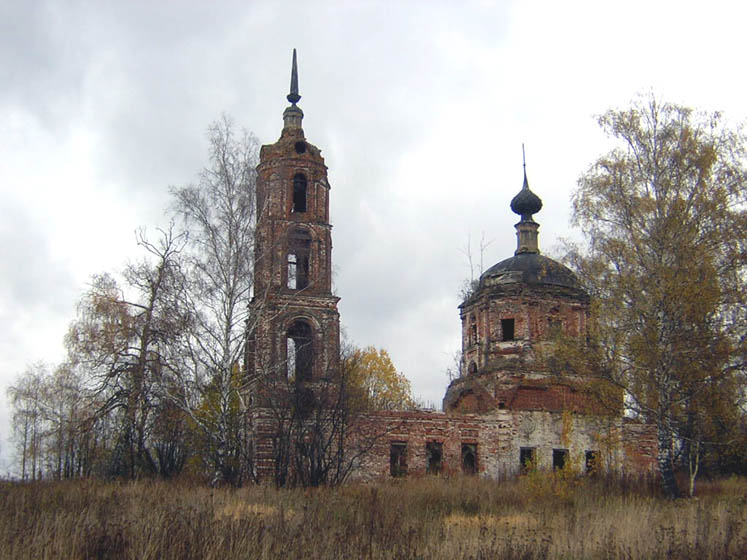 Кузьмино, урочище. Церковь Николая Чудотворца. фасады