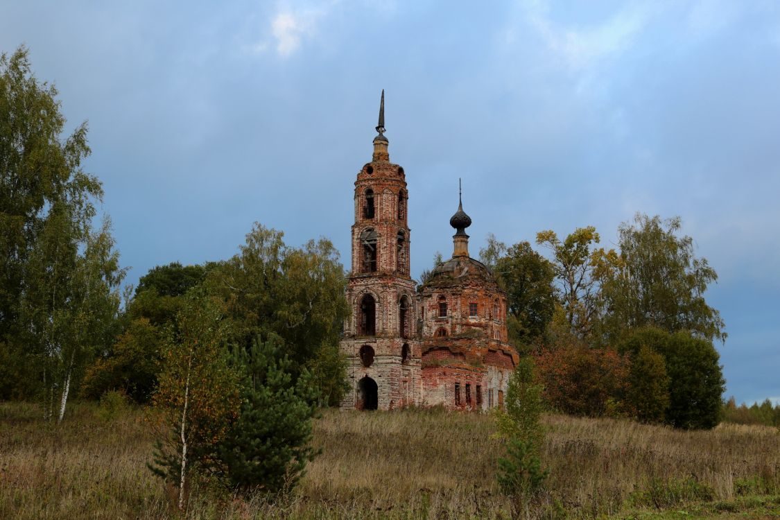 Церковь Николая Чудотворца, Кузьмино, урочище (Приволжский район, Ивановская область). фасады