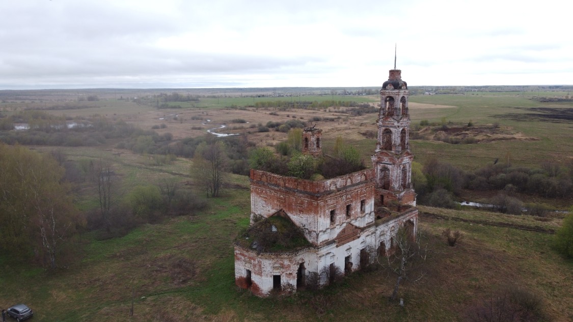 Церковь Введения во храм Пресвятой Богородицы, Андреевское (Приволжский район, Ивановская область). фасады