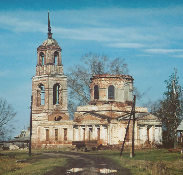 Церковь Георгия Победоносца, Георгиевское (Приволжский район, Ивановская область). фасады