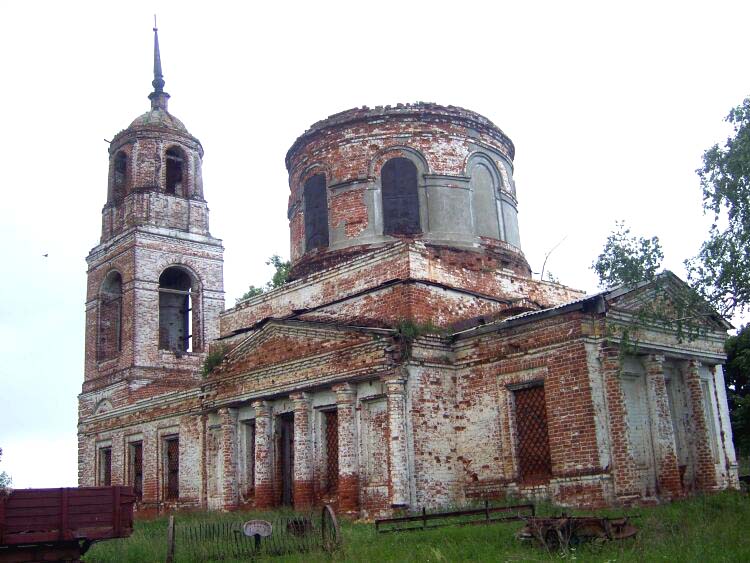 Церковь Георгия Победоносца, Георгиевское (Приволжский район, Ивановская область). фасады