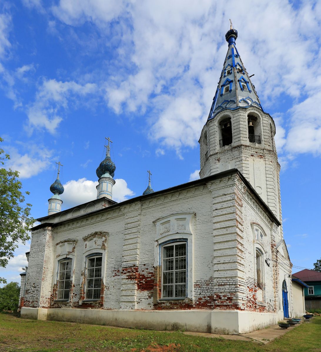 Церковь Покрова Пресвятой Богородицы, Тимирязево (Лухский район, Ивановская область). фасады