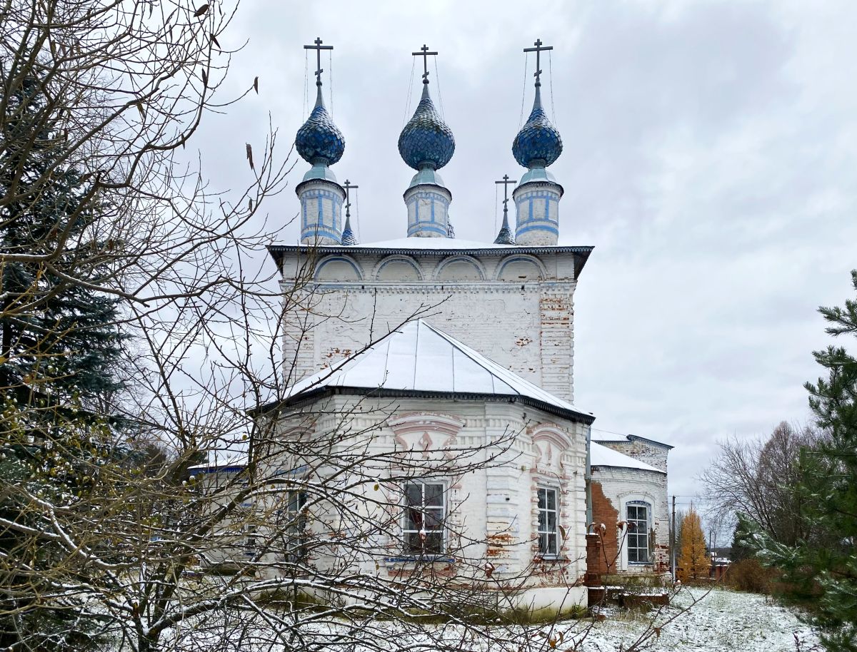 Церковь Покрова Пресвятой Богородицы, Тимирязево (Лухский район, Ивановская область). фасады, Вид с востока
