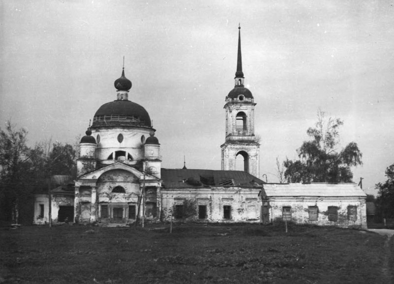 Церковь Успения Пресвятой Богородицы, Пархачёво (Родниковский район, Ивановская область). архивная фотография