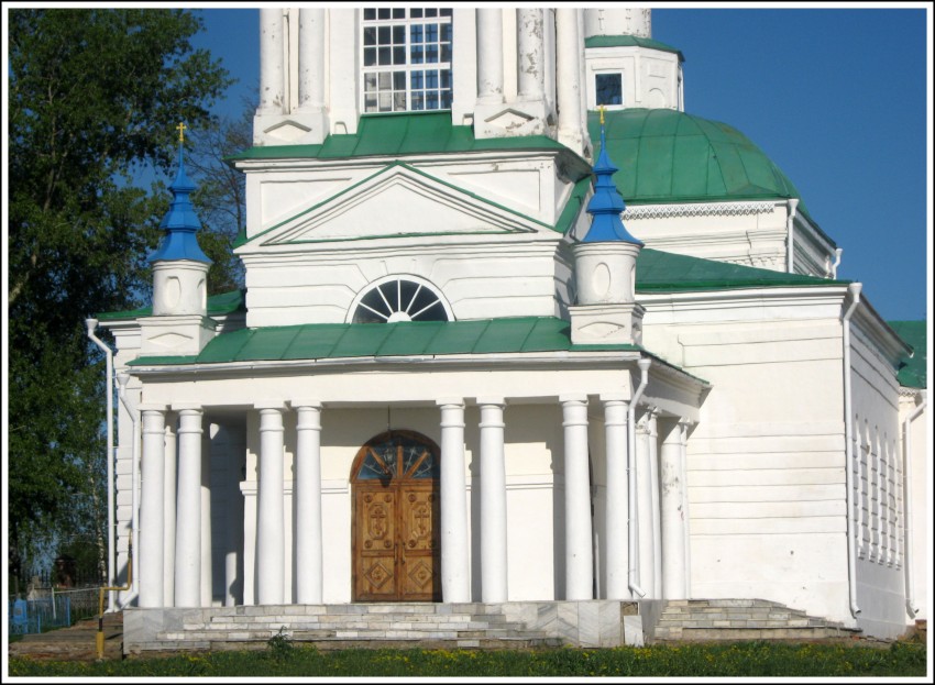 Церковь Усекновения главы Иоанна Предтечи, Кибергино (Тейковский район, Ивановская область). архитектурные детали