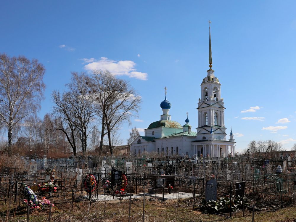 Церковь Усекновения главы Иоанна Предтечи, Кибергино (Тейковский район, Ивановская область). фасады
