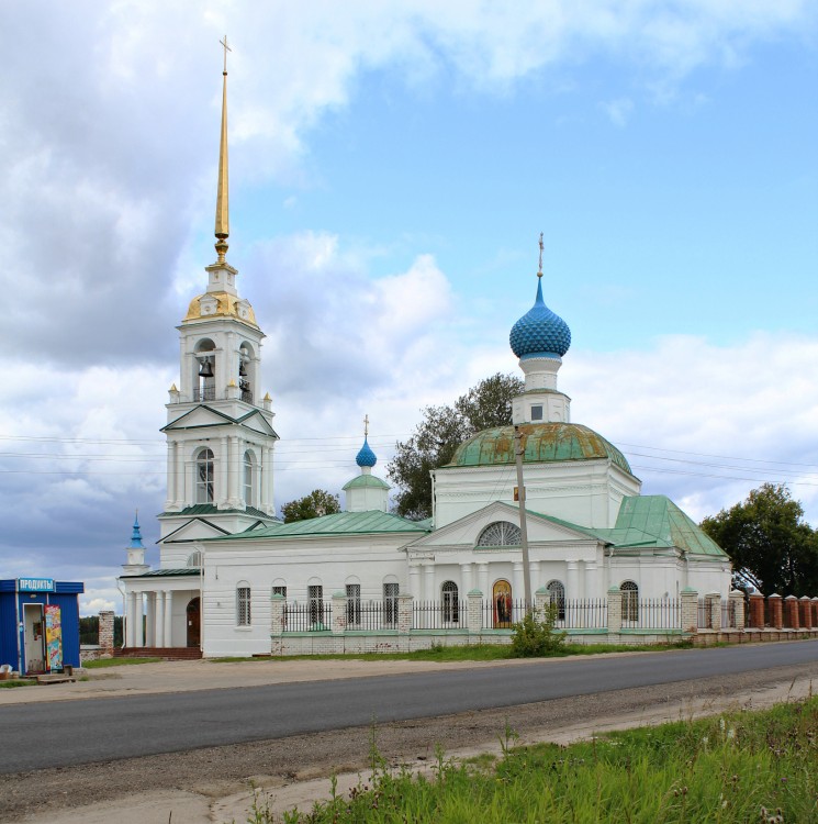 Церковь Усекновения главы Иоанна Предтечи, Кибергино (Тейковский район, Ивановская область). фасады