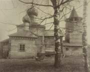 Церковь Николая Чудотворца (деревянная, старая), Фонды ГИМ. Номер в ГК 46196312<br>, Заянье, Плюсский район, Псковская область
