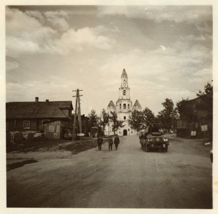 Церковь Рождества Христова, Старополье (Сланцевский район, Ленинградская область). архивная фотография, Фото 1941 г. с аукциона e-bay.de