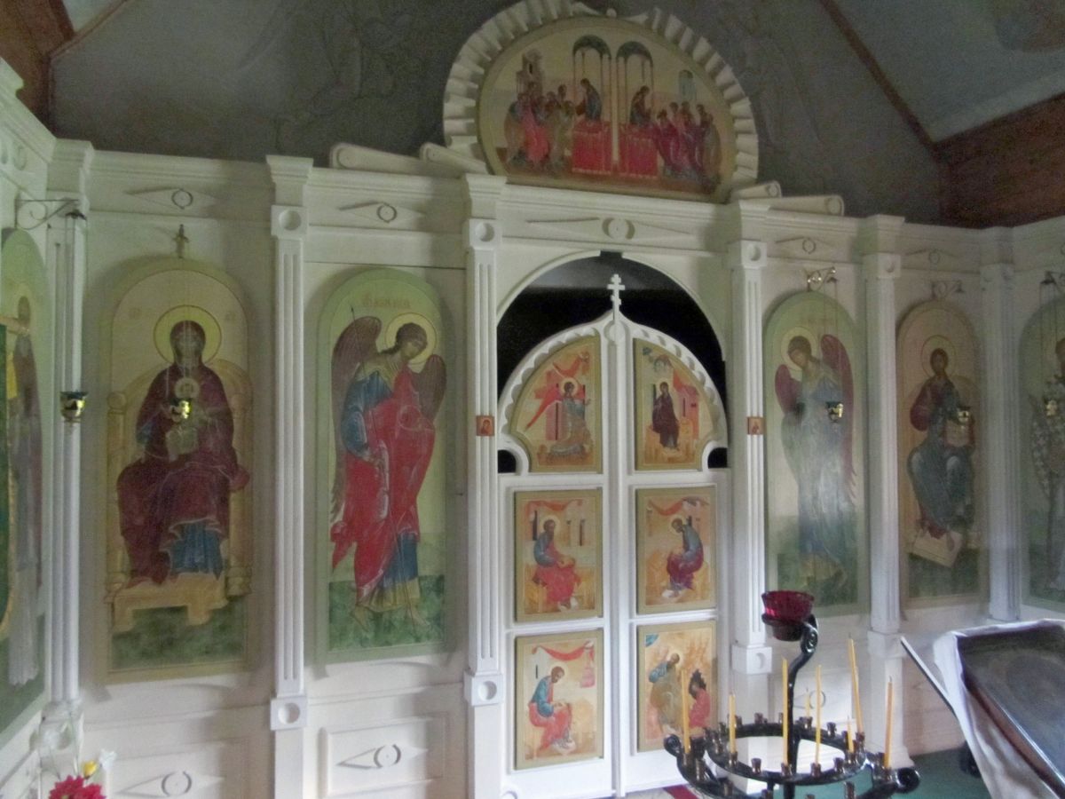 Церковь Василия Великого, Акулова Гора (Лодейнопольский район, Ленинградская область). интерьер и убранство