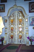 Успенский Косьмин мужской монастырь. Церковь Преображения Господня, царские врата церкви<br>, Небылое, Юрьев-Польский район, Владимирская область