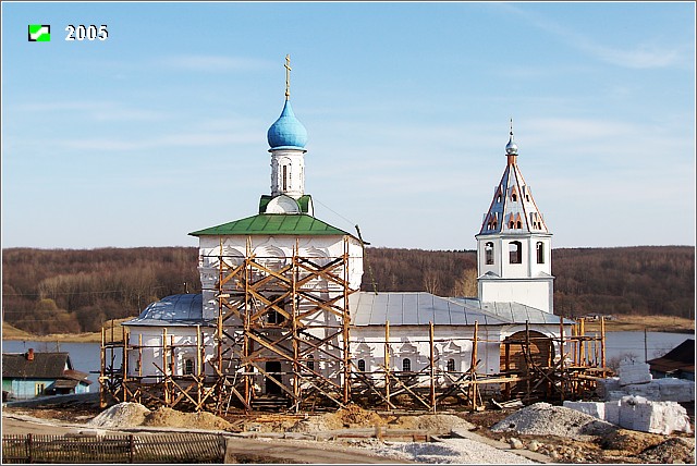 Успенский Косьмин мужской монастырь. Церковь Успения Пресвятой Богородицы, Небылое (Юрьев-Польский район, Владимирская область). документальные фотографии, Северный фасад