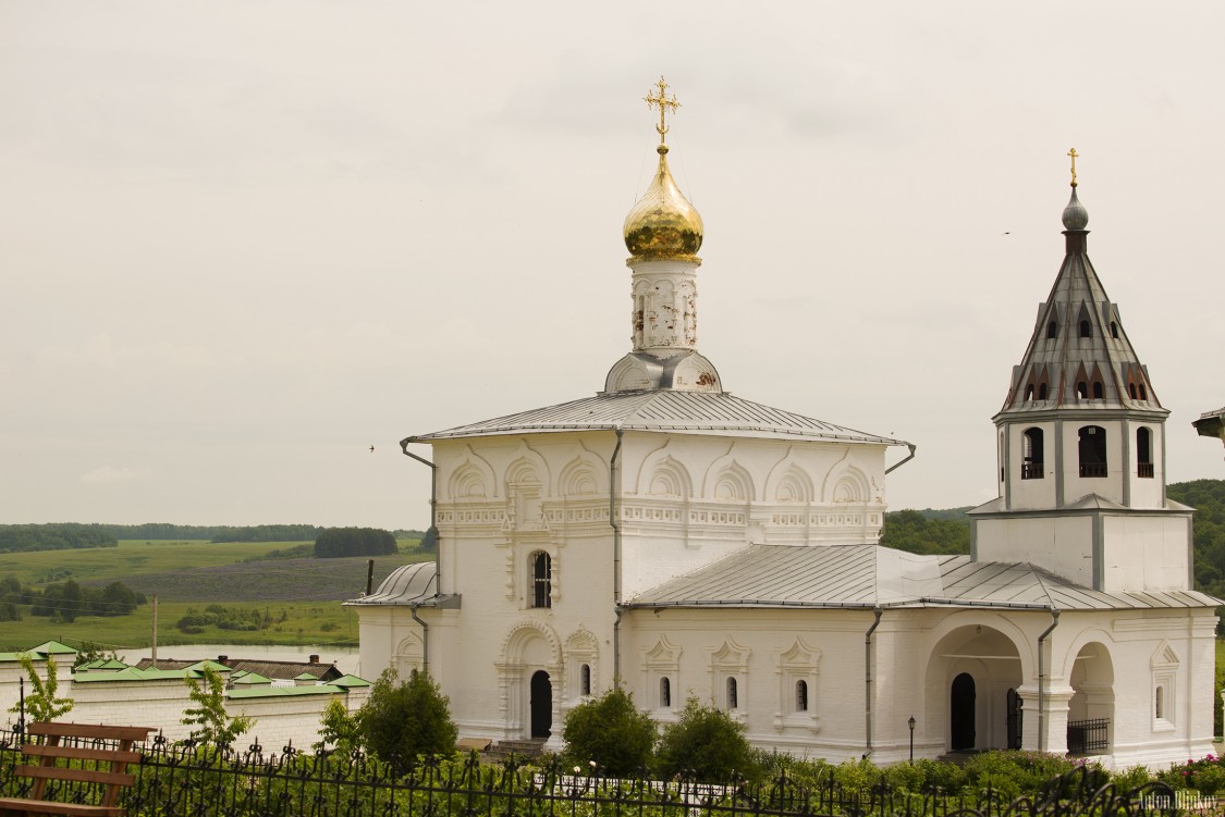 Успенский Косьмин мужской монастырь. Церковь Успения Пресвятой Богородицы, Небылое (Юрьев-Польский район, Владимирская область). фасады