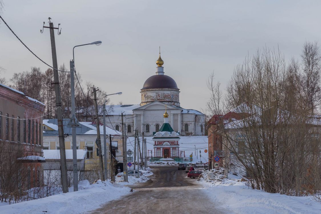 Собор Николая Чудотворца, Мышкин (Мышкинский район, Ярославская область). фасады, Вид с юга от переправы