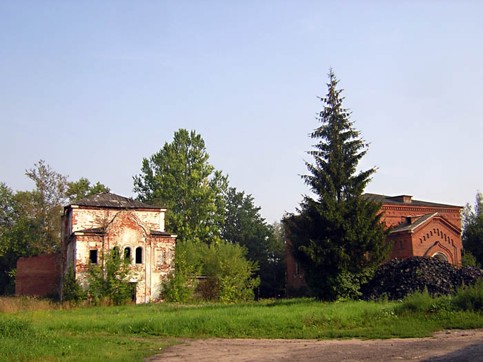 Дмитровский монастырь, Кашин (Кашинский городской округ, Тверская область). общий вид в ландшафте