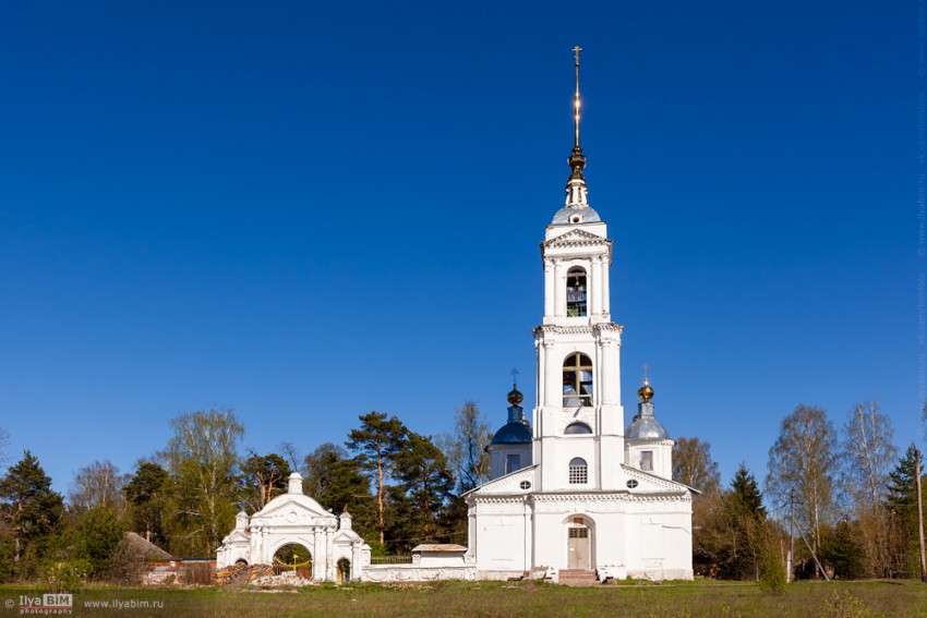 Церковь Вознесения Господня, Охотино (Мышкинский район, Ярославская область). фасады