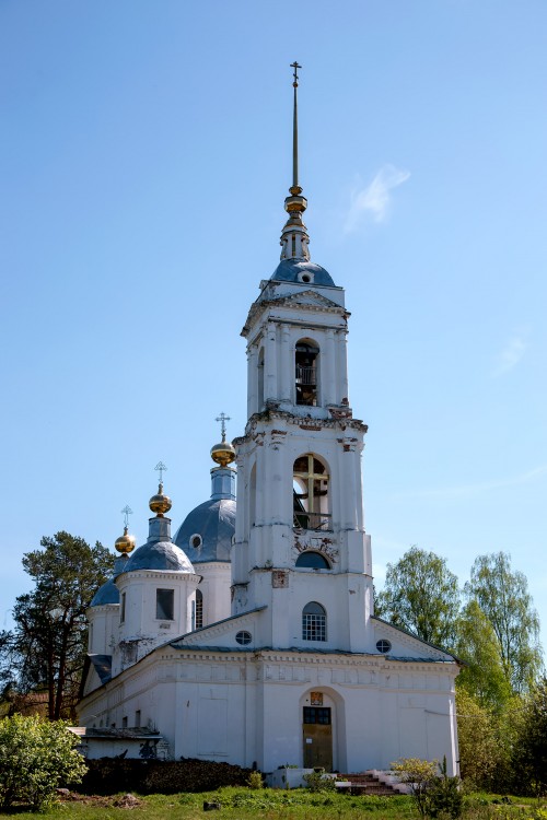 Охотино. Церковь Вознесения Господня. фасады