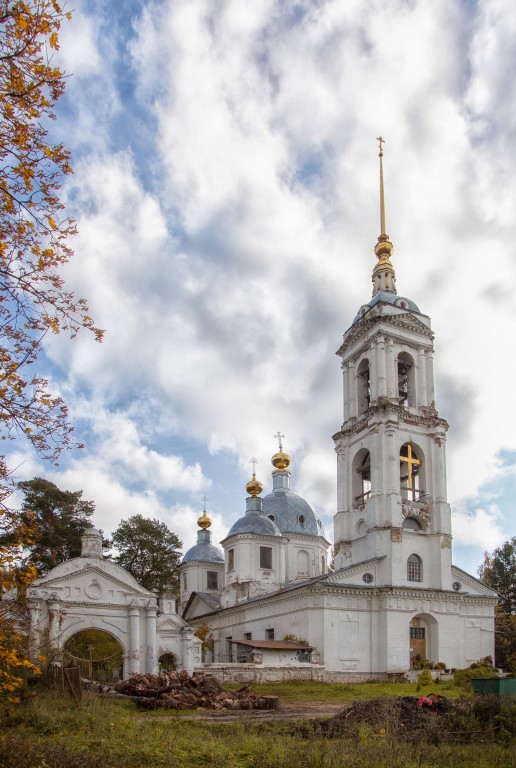 Церковь Вознесения Господня, Охотино (Мышкинский район, Ярославская область). фасады