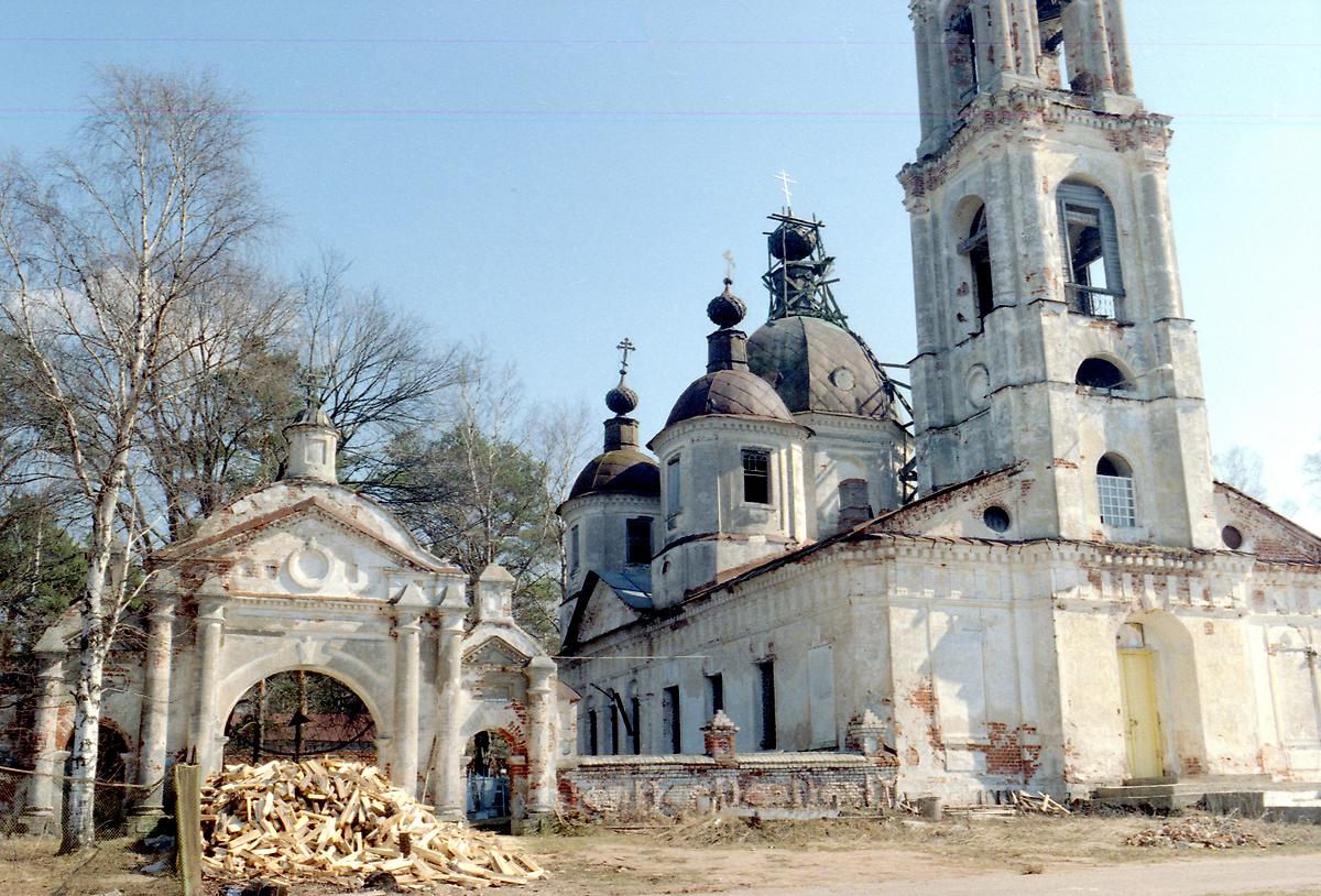 фасады. Церковь Вознесения Господня, Охотино (Мышкинский район, Ярославская область)