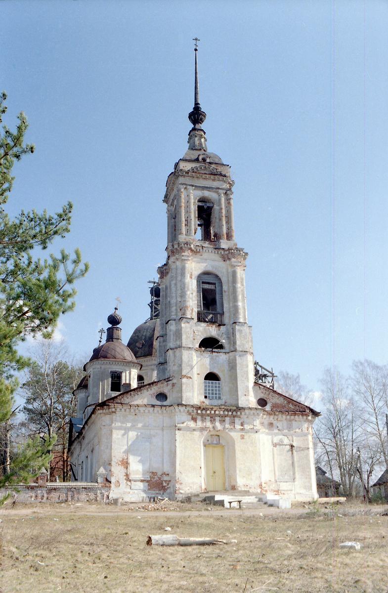 фасады. Церковь Вознесения Господня, Охотино (Мышкинский район, Ярославская область)
