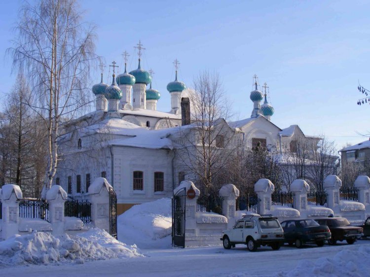 Собор Екатерины Великомученицы, Слободской (Слободской район, Кировская область). фасады, Фото Людмилы Васильковой