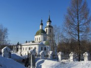 Церковь Благовещения Пресвятой Богородицы, Вид  от  Екатерининской церкви<br>, Слободской, Слободской район, Кировская область