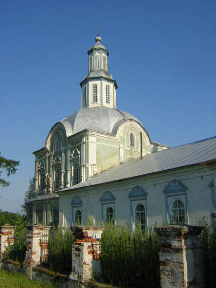 Волково. Церковь Троицы Живоначальной. фасады