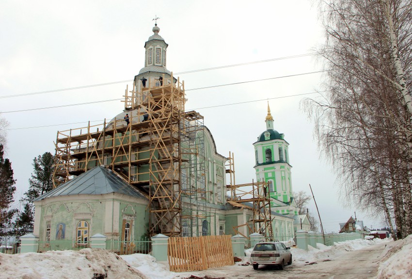 Церковь Троицы Живоначальной, Волково (Слободской район, Кировская область). документальные фотографии