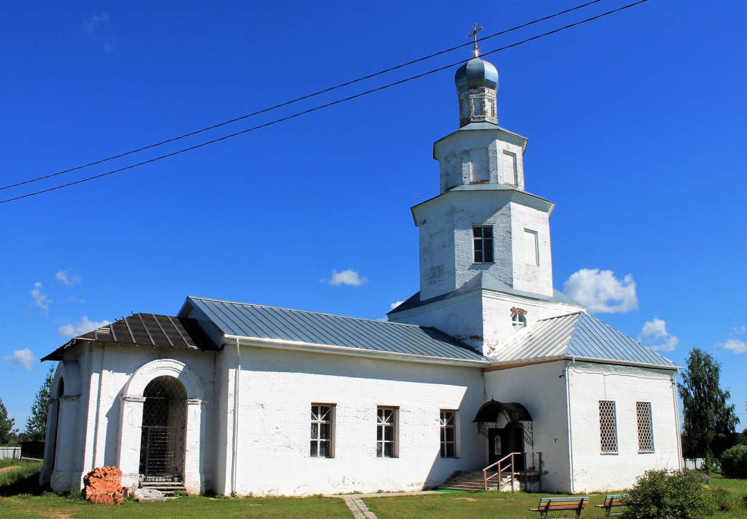 Бражниково. Церковь Благовещения Пресвятой Богородицы. фасады