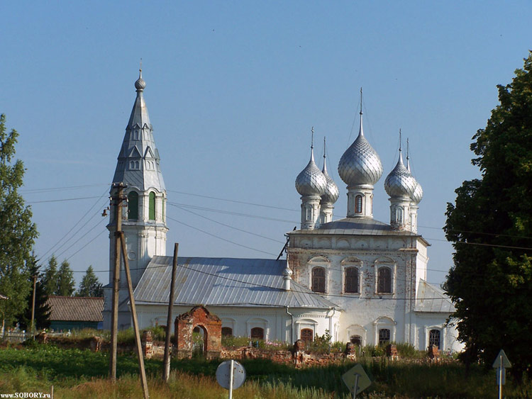 Церковь Воскресения Словущего, Воскресенское (Нерехтский район, Костромская область). фасады