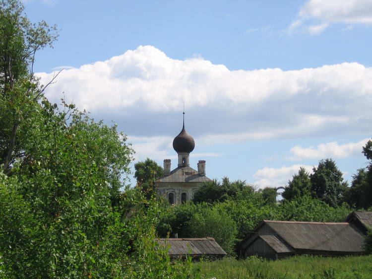 Церковь Георгия Победоносца, Вексицы (Ростовский район, Ярославская область). общий вид в ландшафте
