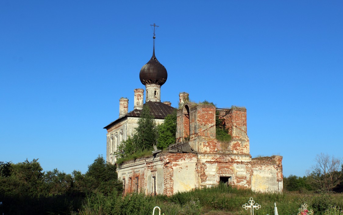 Церковь Георгия Победоносца, Вексицы (Ростовский район, Ярославская область). фасады